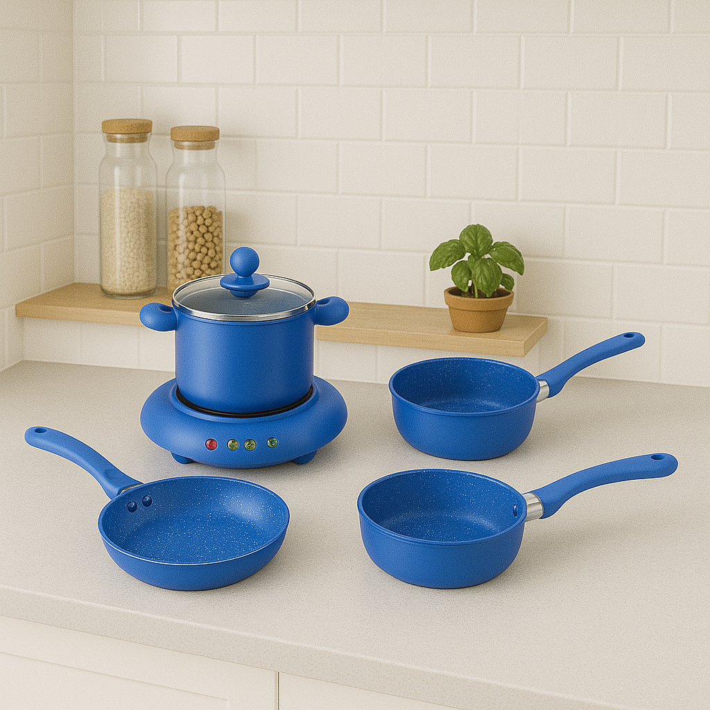 WT-CS012 Set de utensilios de cocina antiarañazos y de calentamiento uniforme