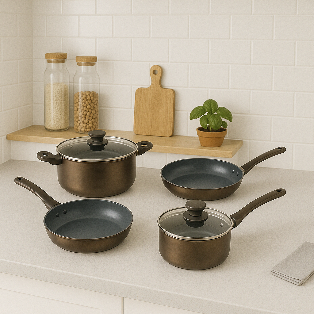 WT-CS012 Set de utensilios de cocina antiarañazos y de calentamiento uniforme