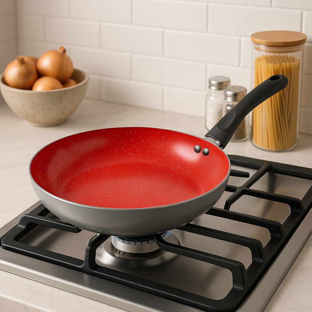 WT-FP037 Sartén de fundición de boca ancha