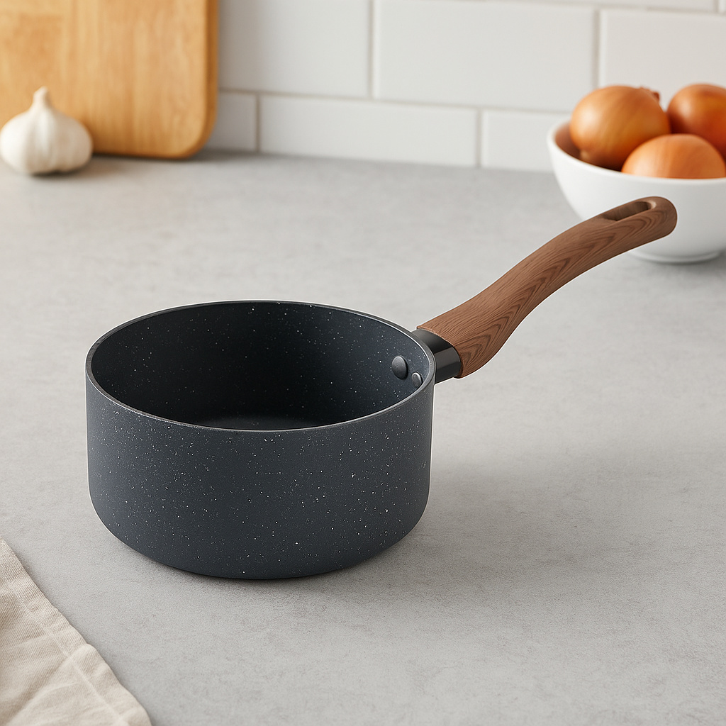 WT-MP005 Cacerola prensada con base espiral ergonómica