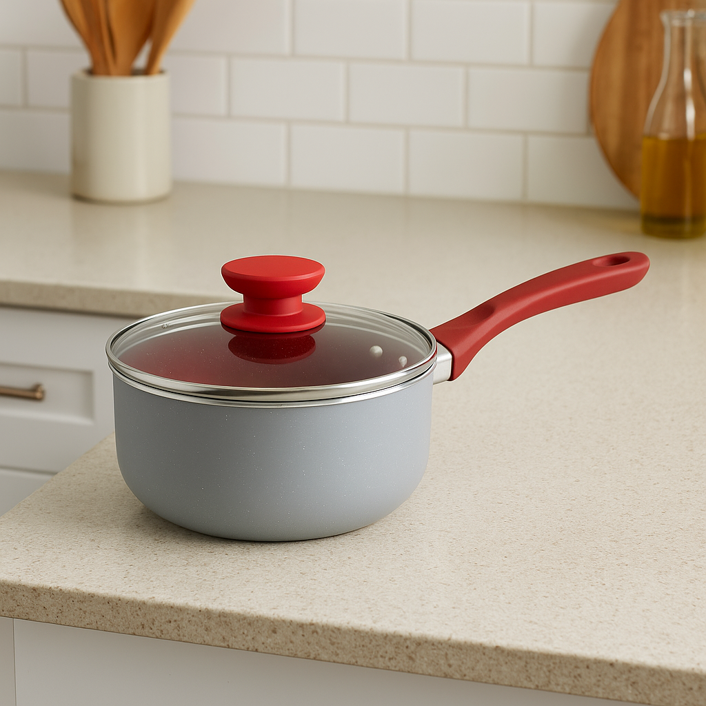 WT-MP005 Cacerola prensada con base espiral ergonómica