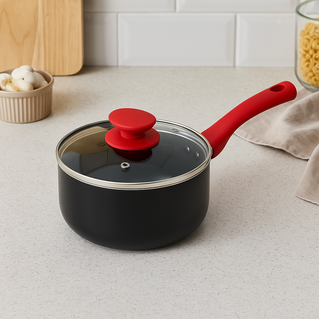 WT-MP005 Cacerola prensada con base espiral ergonómica