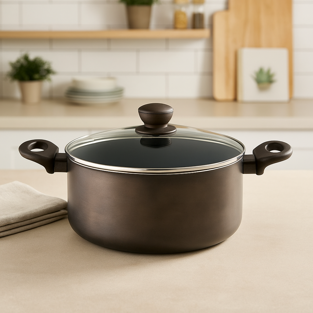 WT-SP003 Cazuela forjada con pintura resistente a altas temperaturas negra