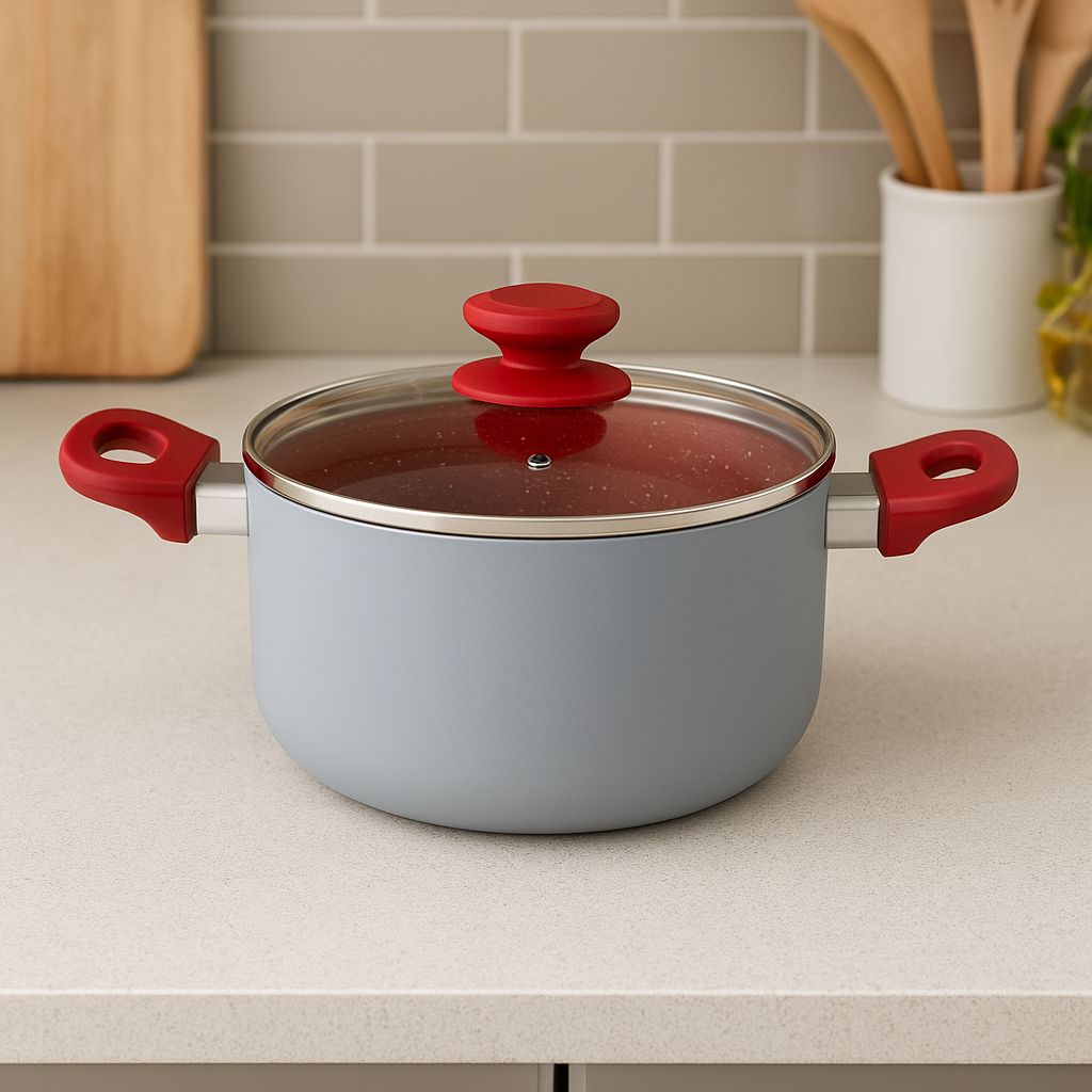 WT-SP003 Cazuela forjada con pintura resistente a altas temperaturas negra