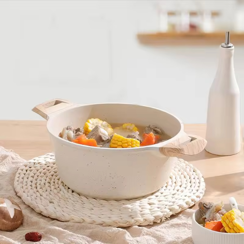 WT-SP003 Cazuela forjada con pintura resistente a altas temperaturas negra