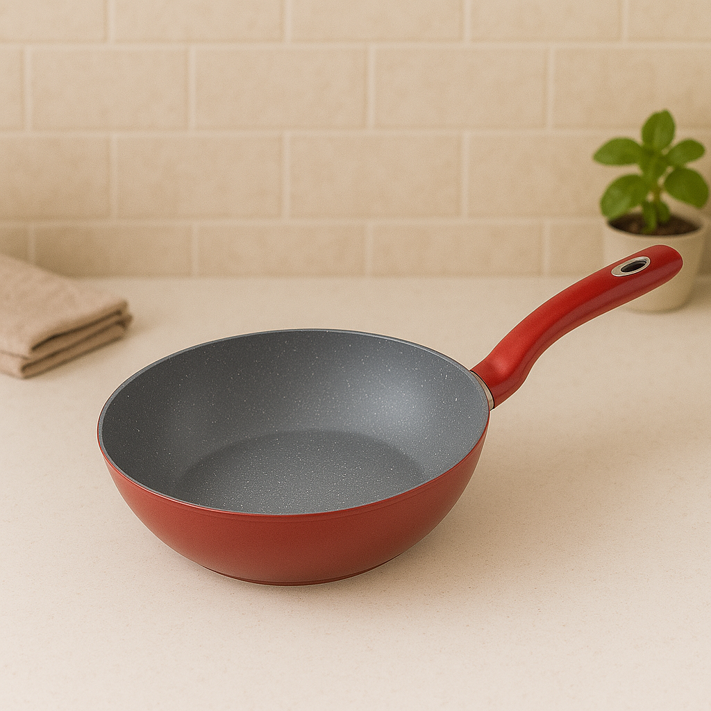 WT-WK014 Wok práctico con profundidad adecuada y diseño binatural