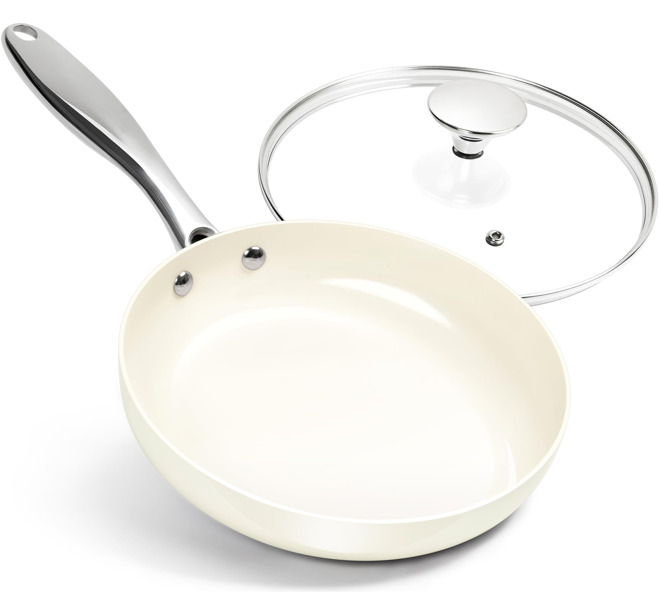 WT-FP001 Sartén Blanca Estampada con Recubrimiento Antiadherente apto para contacto con alimentos