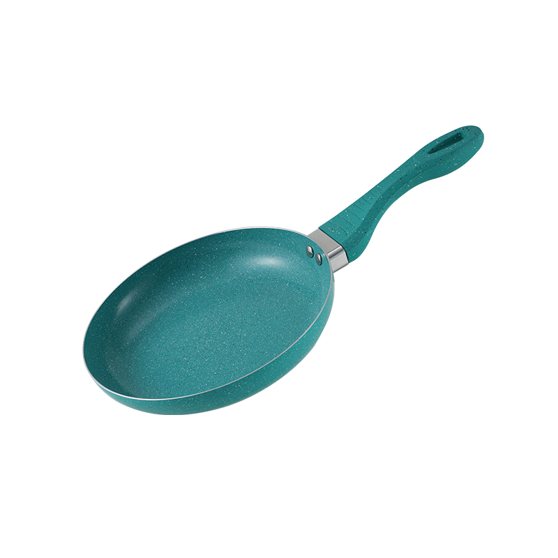WT-FP004 Sartén prensada redonda verde malaquita