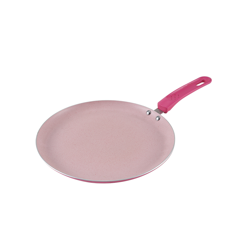 WT-FP018 Sartén prensada de fondo plano, rosa