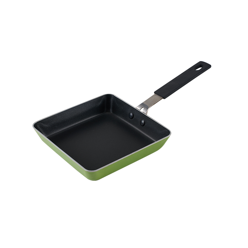 WT-FP017 Sartén prensada cuadrada, verde