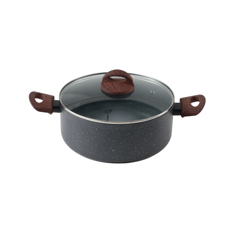 WT-SP003 Cazuela forjada con pintura resistente a altas temperaturas negra