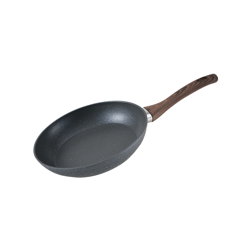 WT-FP008 Sartén prensada redonda, negra