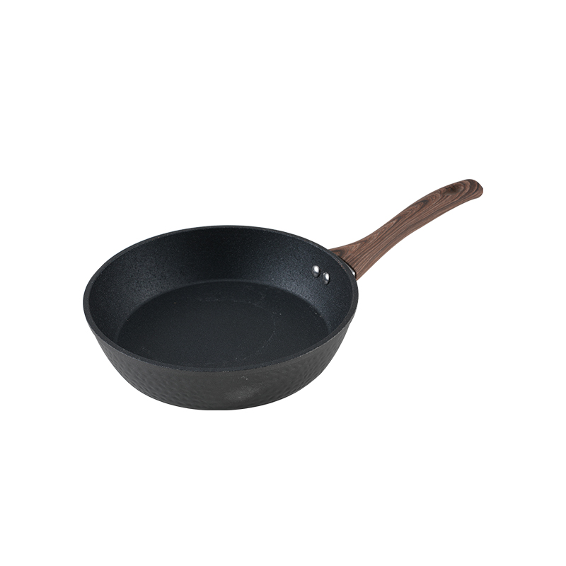 WT-FP007 Sartén forjada negra de lados altos
